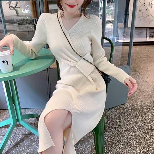 winter elegant knitted dress women casual long sleeve v-neck office sweater dress female 2021 slim one piece korean1, Black;gray
winter elegant knitted dress women casual long sleeve v-neck office sweater dress female 2021 slim one piece korean1, Black;gray