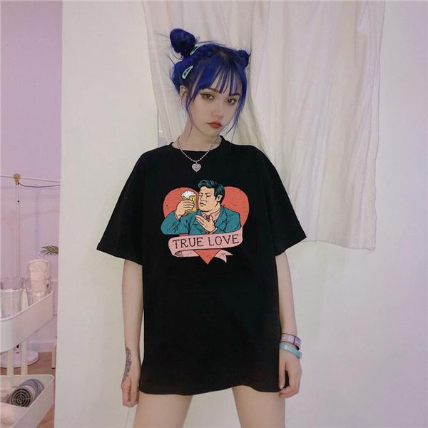 лето пародии весело печать случайного harajuku женщина с коротким рукавом ins черного o шеи верхних части тройников ulzzang рыхлой тенниска, White
лето пародии весело печать случайного harajuku женщина с коротким рукавом ins черного o шеи верхних части тройников ulzzang рыхлой тенниска, White