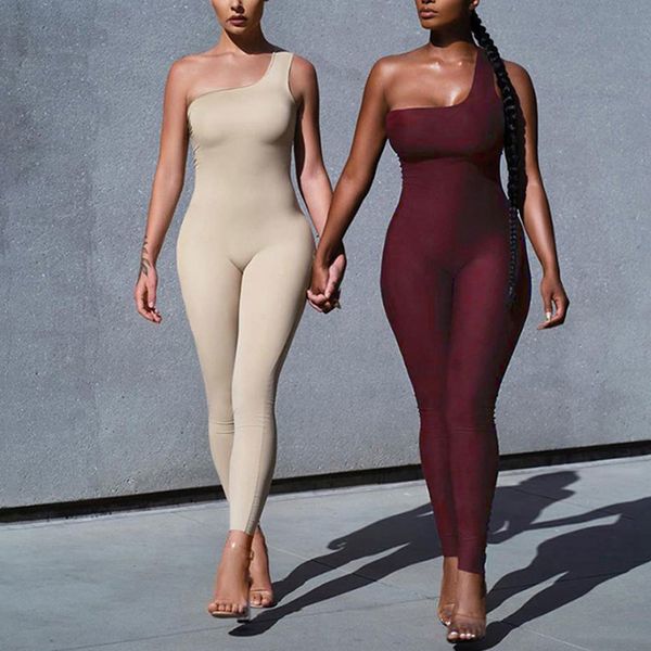 women's fall romper one-shoulder sportswear sleeveless elastic casual solid color simple jumpsuits, Black;white
women's fall romper one-shoulder sportswear sleeveless elastic casual solid color simple jumpsuits, Black;white