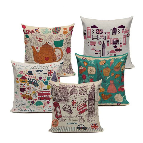 new british style london and frence home decorative sofa cushion cover throw pillow case vintage cotton linen square cute
new british style london and frence home decorative sofa cushion cover throw pillow case vintage cotton linen square cute