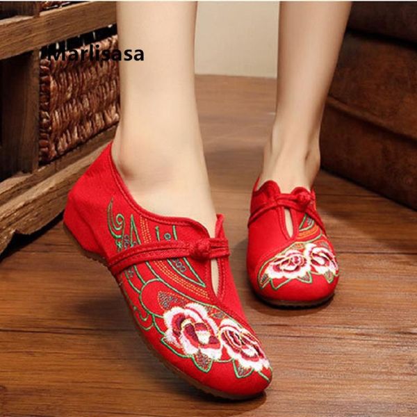 marlisasa frauen flache schuhe women cute light weight chinese embroidery ballet flat shoes lady fashion retro shoes f2238, Black
marlisasa frauen flache schuhe women cute light weight chinese embroidery ballet flat shoes lady fashion retro shoes f2238, Black