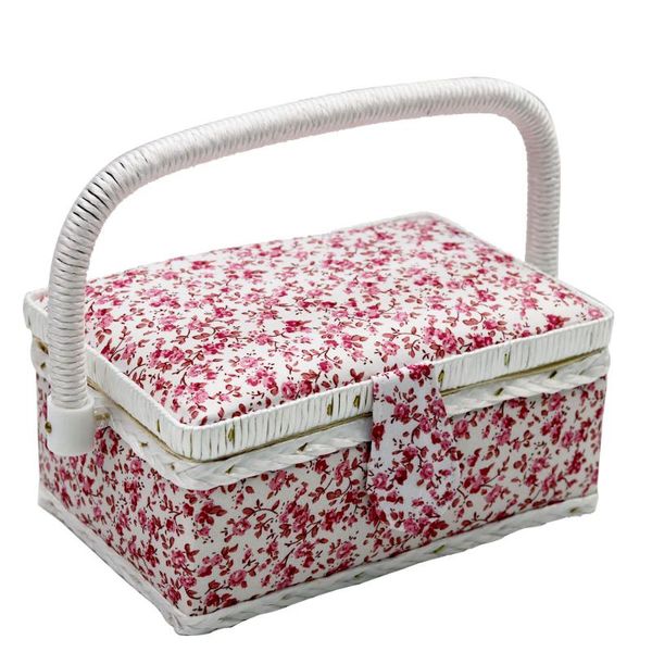 handmade sewing kits storage basket flower pattern diy sewing tool needle thread box christmas gift box 19*13*10cm, Black
handmade sewing kits storage basket flower pattern diy sewing tool needle thread box christmas gift box 19*13*10cm, Black