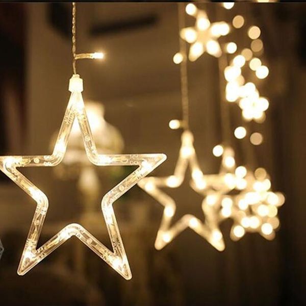 siccsaee 2.5m 138 led star string lights christmas fairy light garland led curtain for wedding home party birthday decoration
siccsaee 2.5m 138 led star string lights christmas fairy light garland led curtain for wedding home party birthday decoration