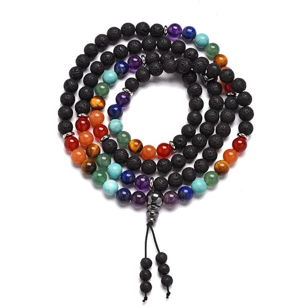 beaded strands bracelet for women men meditation yoga spirit inspirational jewelry 108 mala bead necklace, Black
beaded strands bracelet for women men meditation yoga spirit inspirational jewelry 108 mala bead necklace, Black