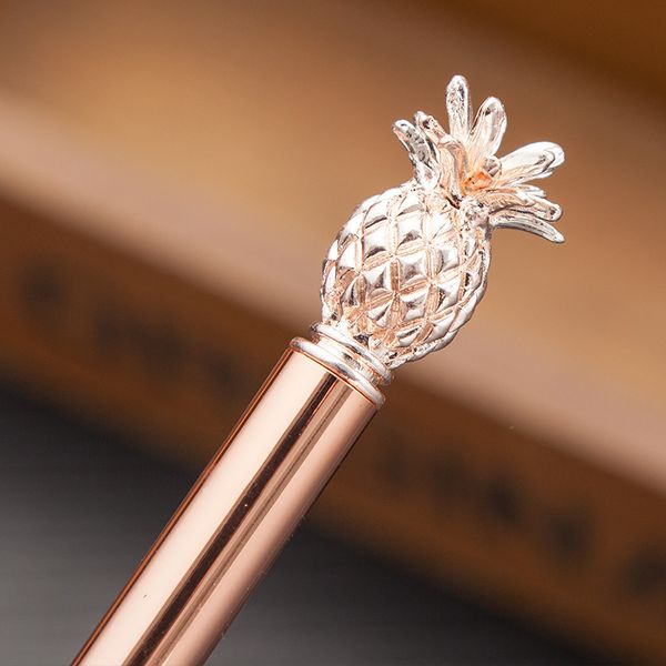 Rose Gold Pen 1.0mm Metal Ballpoint Pen New Strange Pineapple Pens Stationery Gift Kawaii 3 Color Writing School Office Supplies
Rose Gold Pen 1.0mm Metal Ballpoint Pen New Strange Pineapple Pens Stationery Gift Kawaii 3 Color Writing School Office Supplies