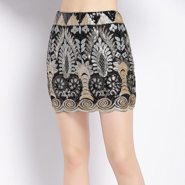 vintage 1920s embroidered floral beaded sequin skirt elastic waist short saia lapis luxurious women mini party pencil skirt1, Black
vintage 1920s embroidered floral beaded sequin skirt elastic waist short saia lapis luxurious women mini party pencil skirt1, Black