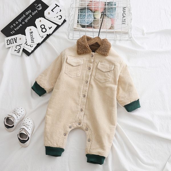milancel boys jumpsuits corduroy infant girls winter outfit thicken lining baby rompers y200320, Blue
milancel boys jumpsuits corduroy infant girls winter outfit thicken lining baby rompers y200320, Blue