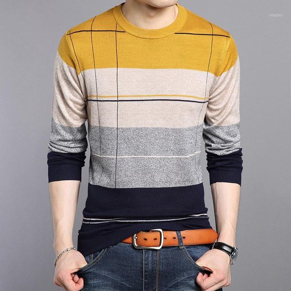 men's sweaters 2021 autumn male patchwork color sweater o-neck striped slim fit knitting mens and pullovers jumper1, White;black
men's sweaters 2021 autumn male patchwork color sweater o-neck striped slim fit knitting mens and pullovers jumper1, White;black