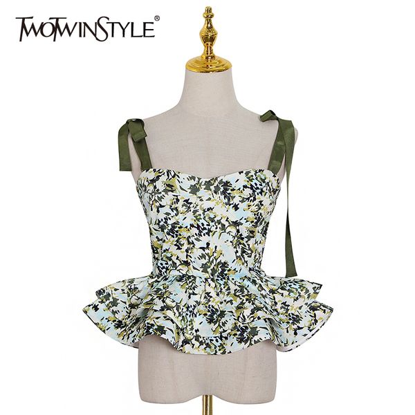 twotwinstyle causal print women vest square collar spaghetti strap sleeveless hit color ruffles vests female fashion clothes new 1014, White
twotwinstyle causal print women vest square collar spaghetti strap sleeveless hit color ruffles vests female fashion clothes new 1014, White