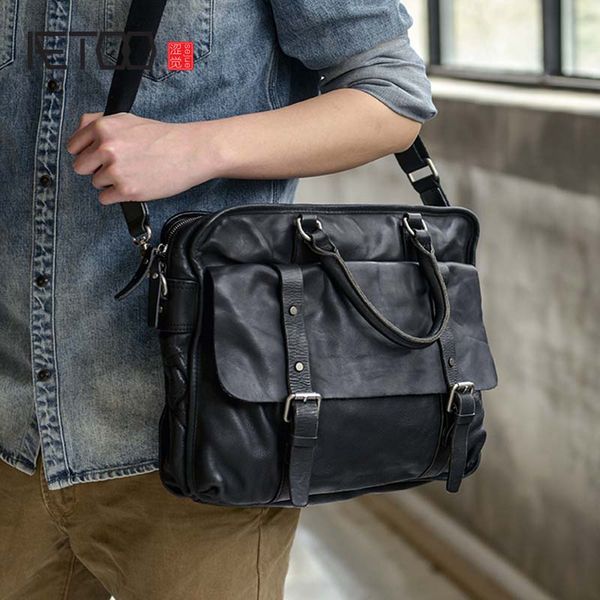 hbp aetoo the first layer of leather retro messenger bag soft leather portable briefcase men's leather shoulder messenger bag
hbp aetoo the first layer of leather retro messenger bag soft leather portable briefcase men's leather shoulder messenger bag