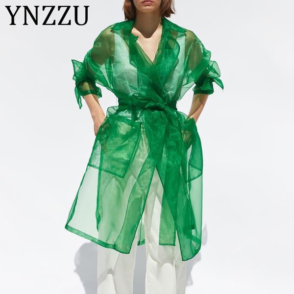 ynzzu chic organza green women trench coat 2019 autumn long style transparent ladies trench summer sunscreen outwears ao982 1028, Tan;black
ynzzu chic organza green women trench coat 2019 autumn long style transparent ladies trench summer sunscreen outwears ao982 1028, Tan;black