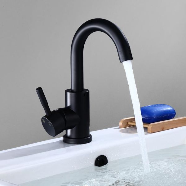 bathroom sink faucets round black basin faucet stainless steel mixer tap single handle for accessories
bathroom sink faucets round black basin faucet stainless steel mixer tap single handle for accessories