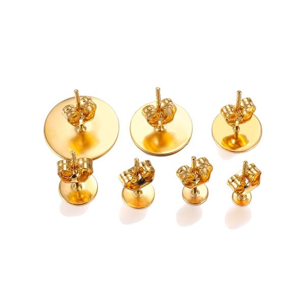 20pcs lot 5 6 8 10 12mm gold stainless steel stud earring back spacer with earring plug findings for diy jewelry making h jllxsh, White
20pcs lot 5 6 8 10 12mm gold stainless steel stud earring back spacer with earring plug findings for diy jewelry making h jllxsh, White