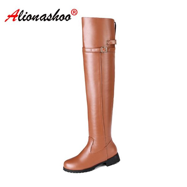 boots drop ship 2021 fashion women knee high flats pu leather office ladies dress shoes winter woman big size 34-48, Black
boots drop ship 2021 fashion women knee high flats pu leather office ladies dress shoes winter woman big size 34-48, Black