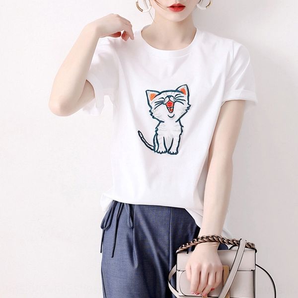 yiqut new versatile 2020 korean short sleeve clothesembroidery clothingt-shirt women's instrendy women's version summer wear cloth, White
yiqut new versatile 2020 korean short sleeve clothesembroidery clothingt-shirt women's instrendy women's version summer wear cloth, White