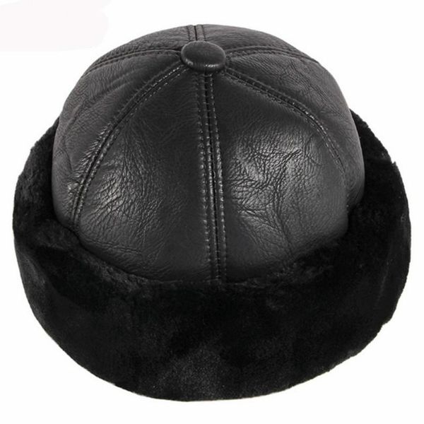 beanies thick warm winter hat men black fur leather russian male windproof snow ski cap fleece lined dad
beanies thick warm winter hat men black fur leather russian male windproof snow ski cap fleece lined dad