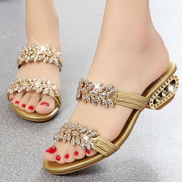 luxury women sandals crystal square mid heel platform fashion peep female dress shiny ladies shoes beach party zapatos de mujer, Black
luxury women sandals crystal square mid heel platform fashion peep female dress shiny ladies shoes beach party zapatos de mujer, Black