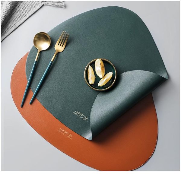 drop-shaped shape placemat plate mat food grade leather table pad waterproof heat insulation kitchen gadget easy sqcgfi
drop-shaped shape placemat plate mat food grade leather table pad waterproof heat insulation kitchen gadget easy sqcgfi