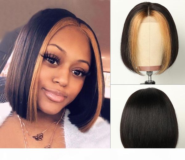straight 4x4 13x4 highlight short bob closure wig short bob wig lace front wig human hair wigs for black women, Black;brown
straight 4x4 13x4 highlight short bob closure wig short bob wig lace front wig human hair wigs for black women, Black;brown