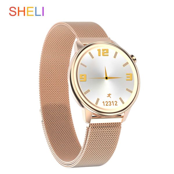 female heart rate control, smart watch with body temperature control and information prompt