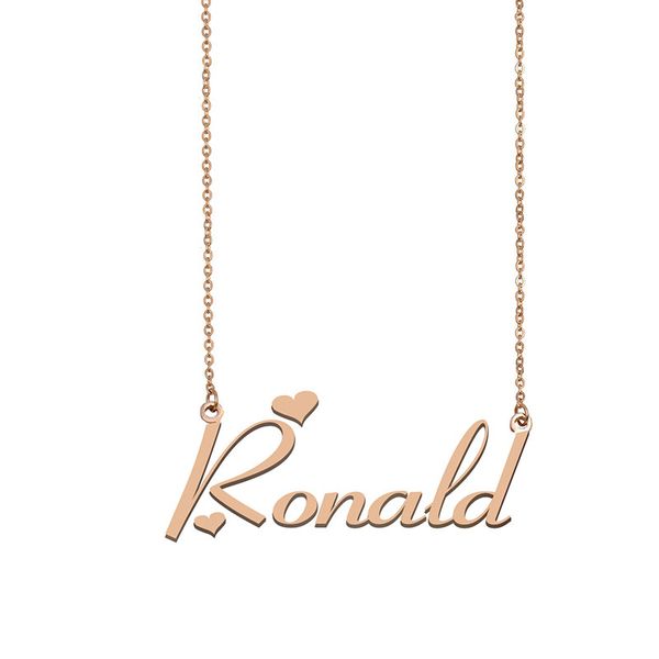 ronald name necklace custom nameplate pendant for women girls birthday gift kids friends jewelry 18k gold plated stainless steel, Silver
ronald name necklace custom nameplate pendant for women girls birthday gift kids friends jewelry 18k gold plated stainless steel, Silver