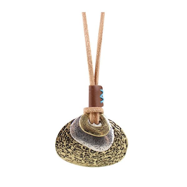 99 carat jewelry original color stone age wind leather rope pendant short necklace woman (oy, Silver
99 carat jewelry original color stone age wind leather rope pendant short necklace woman (oy, Silver