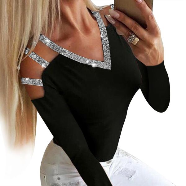 футболка женщины черная пустая футболка sexy slim tee femme off feed tops bling bling ve шеи вязаные улицы, White
футболка женщины черная пустая футболка sexy slim tee femme off feed tops bling bling ve шеи вязаные улицы, White