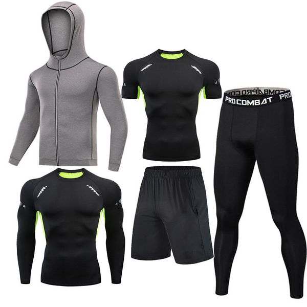 men sportswear compression sports suits quick dry running sets clothing sports joggers training gym fitness tracksuits running, Gray
men sportswear compression sports suits quick dry running sets clothing sports joggers training gym fitness tracksuits running, Gray