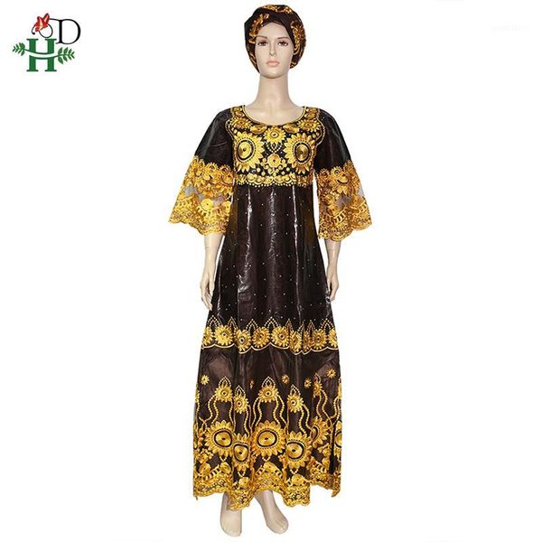h&d african dresses for women lace long dress bazin riche dashiki brown gold dress embroidered flower with stones 2020 boubou1, Red
h&d african dresses for women lace long dress bazin riche dashiki brown gold dress embroidered flower with stones 2020 boubou1, Red