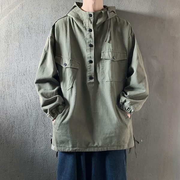 men's jackets jacket men trendy brand loose functional tooling spring and autumn korean trend handsome streetwear lightweight, Black;brown
men's jackets jacket men trendy brand loose functional tooling spring and autumn korean trend handsome streetwear lightweight, Black;brown