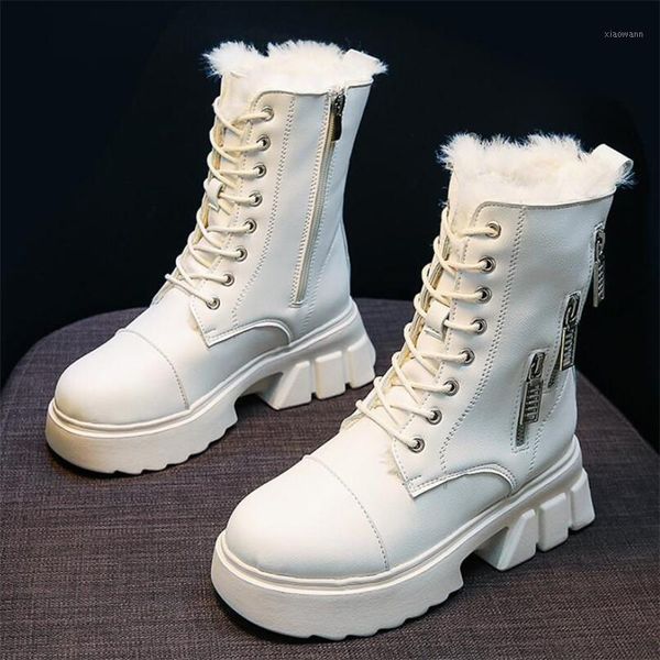 women winter snow boots warm plus size platform lace up ladies women's shoes new flock fur suede ankle boots female a9301, Black
women winter snow boots warm plus size platform lace up ladies women's shoes new flock fur suede ankle boots female a9301, Black