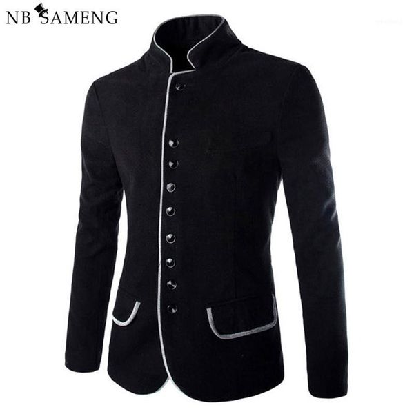 men's jackets 2021 luxury men jacket fashion stand collar wool mens blazer coat slim fit cotton terno masculino 13m06031, Black;brown
men's jackets 2021 luxury men jacket fashion stand collar wool mens blazer coat slim fit cotton terno masculino 13m06031, Black;brown