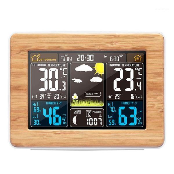 alarm clock digital watch temperature humidity sensor barometer forecast weather station electronic desk table clocks1
alarm clock digital watch temperature humidity sensor barometer forecast weather station electronic desk table clocks1