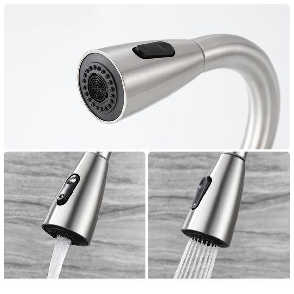 sianco brushed stainless steel chrome black kitchen faucet single hole pull out sprayer head mixer tap rotatable sin jlllps
sianco brushed stainless steel chrome black kitchen faucet single hole pull out sprayer head mixer tap rotatable sin jlllps