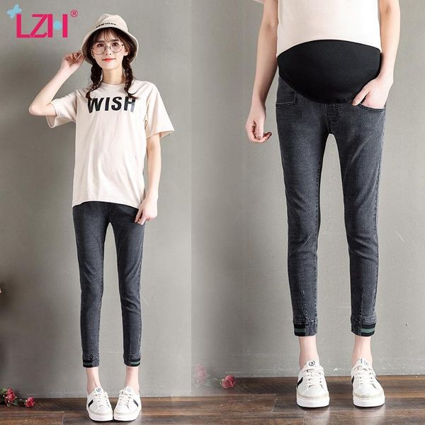 lzh maternity clothes 2020 new autumn pregnant women jeans maternal elastic pants womens high waist casual denim skinny trousers, White
lzh maternity clothes 2020 new autumn pregnant women jeans maternal elastic pants womens high waist casual denim skinny trousers, White