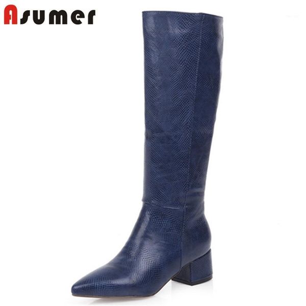 boots asumer 2021 est fashion knee high women square heels autumn winter solid colors brand shoes female1, Black
boots asumer 2021 est fashion knee high women square heels autumn winter solid colors brand shoes female1, Black
