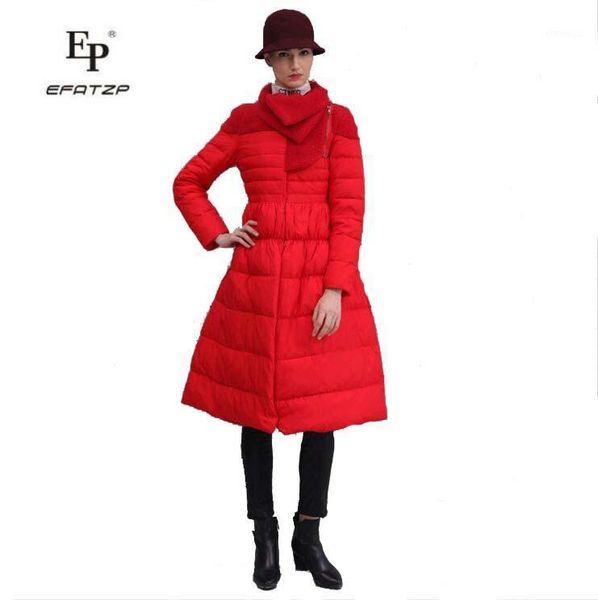 women's down & parkas efatzp high-end brand 2021 winter women's turned collar skirt hem coat jacket1, Black
women's down & parkas efatzp high-end brand 2021 winter women's turned collar skirt hem coat jacket1, Black