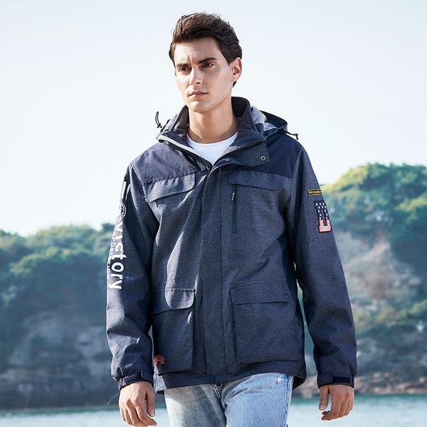 2020 autumn and winter new style outdoor waterproof jacket two-piece set outdoor warm waterproof windproof mountain climbing ski, Blue;black
2020 autumn and winter new style outdoor waterproof jacket two-piece set outdoor warm waterproof windproof mountain climbing ski, Blue;black