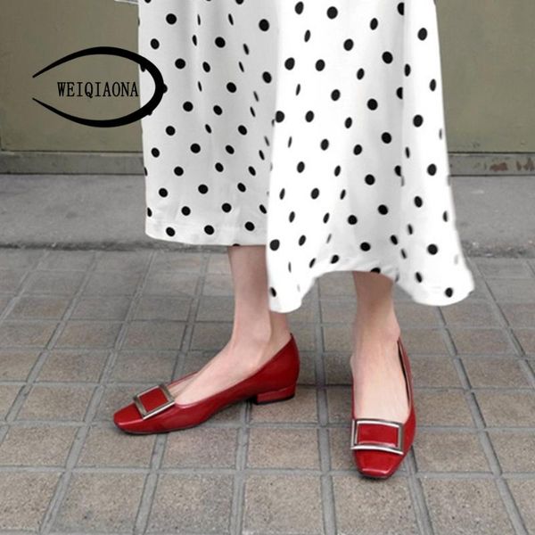 weiqiaona 2020 new spring brand design women shoes pointed toe summer low heels mary jane party shoes ladies, Black
weiqiaona 2020 new spring brand design women shoes pointed toe summer low heels mary jane party shoes ladies, Black