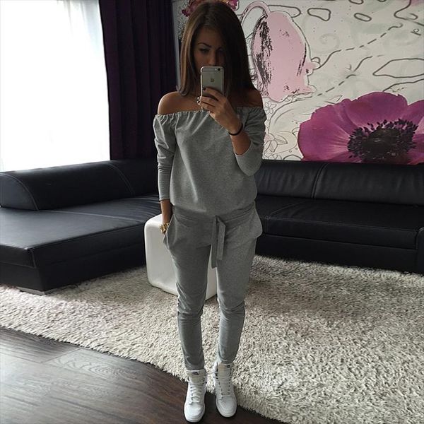 summer autumn loose women set off shoulder cropped and harem pants elegant party 2 pieces sets women casual suits, Gray
summer autumn loose women set off shoulder cropped and harem pants elegant party 2 pieces sets women casual suits, Gray