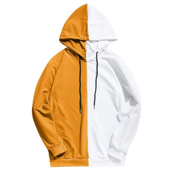 men's hoodies mens casual patchwork slim fit hoodie outwear blouse sweatshirt loose panel hooded sweatshirt c0127, Black
men's hoodies mens casual patchwork slim fit hoodie outwear blouse sweatshirt loose panel hooded sweatshirt c0127, Black