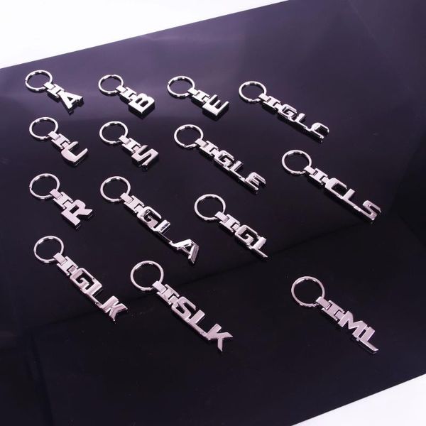 key rings new for a b c e s gl keychains slk glk cls glc ml 3d car keychain metal keyring key chain rings, Silver
key rings new for a b c e s gl keychains slk glk cls glc ml 3d car keychain metal keyring key chain rings, Silver