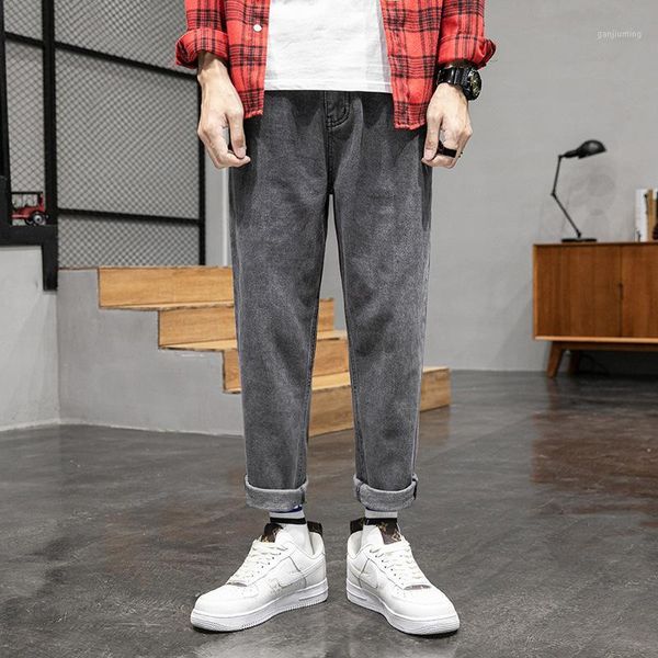 man tide brand jeans loose trend nine part haren pants leisure male directly cuffless trousers1, Blue
man tide brand jeans loose trend nine part haren pants leisure male directly cuffless trousers1, Blue