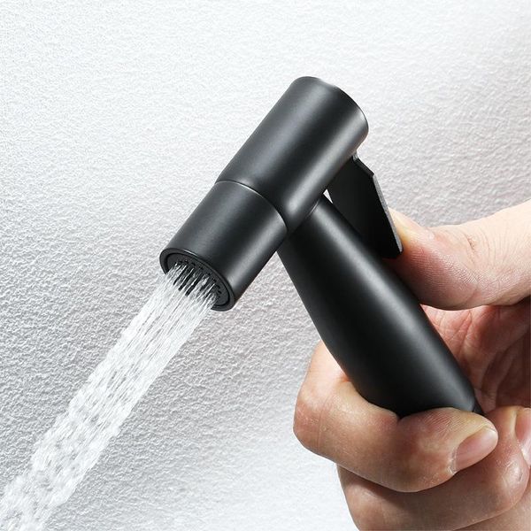 black stainless steel toilet spray gun dumb black hand cleaning woman washer pressurization spray gun nozzle
black stainless steel toilet spray gun dumb black hand cleaning woman washer pressurization spray gun nozzle