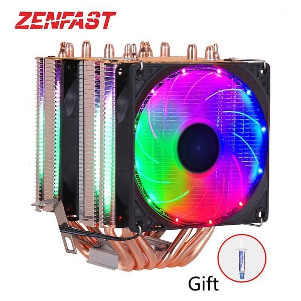 fans & coolings 6 heat-pipes rgb cpu cooler radiator cooling 3pin 4pin 2 fan for lga 1150 1155 1156 1366 2011 x79 x99 motherboard am2/am3/am
fans & coolings 6 heat-pipes rgb cpu cooler radiator cooling 3pin 4pin 2 fan for lga 1150 1155 1156 1366 2011 x79 x99 motherboard am2/am3/am