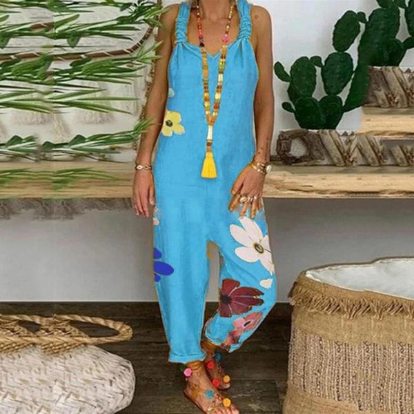 women rompers summer casual loose sleeveless jumpsuit long cotton linen flower button suspenders bib pants wide leg overalls jy8, Black;white
women rompers summer casual loose sleeveless jumpsuit long cotton linen flower button suspenders bib pants wide leg overalls jy8, Black;white