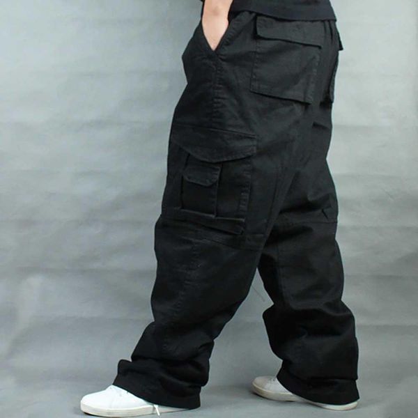 wide leg hip hop pants men casual cotton harem cargo pants loose baggy trousers streetwear plus size joggers men clothing, Black 
wide leg hip hop pants men casual cotton harem cargo pants loose baggy trousers streetwear plus size joggers men clothing, Black