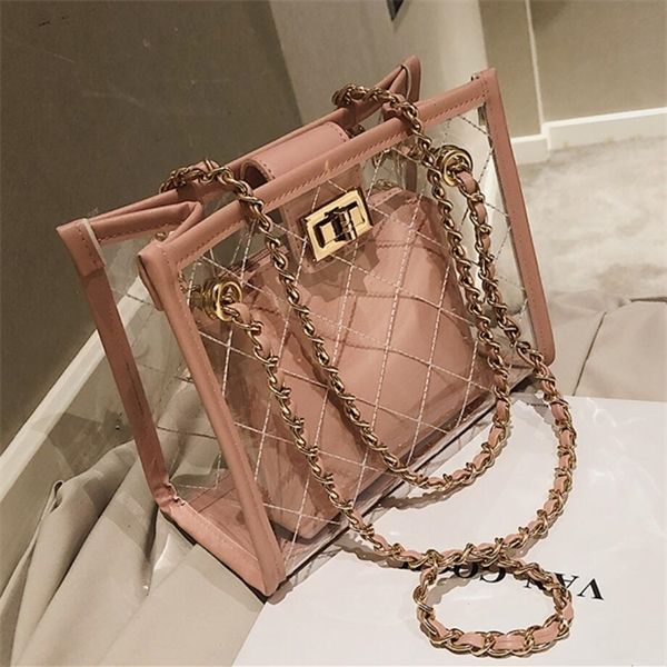 transparent jelly big bag 2019 fashion new quality pvc women's designer handbag high capacity chain shoulder messenger bags q1110
transparent jelly big bag 2019 fashion new quality pvc women's designer handbag high capacity chain shoulder messenger bags q1110