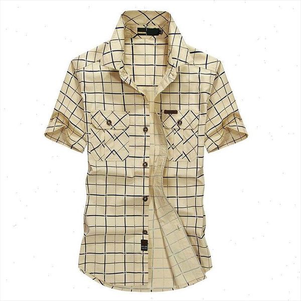 loose size 5xl men shirts summer brand clothing camiseta masculina plaid cotton short sleeve mens shirt, White;black
loose size 5xl men shirts summer brand clothing camiseta masculina plaid cotton short sleeve mens shirt, White;black