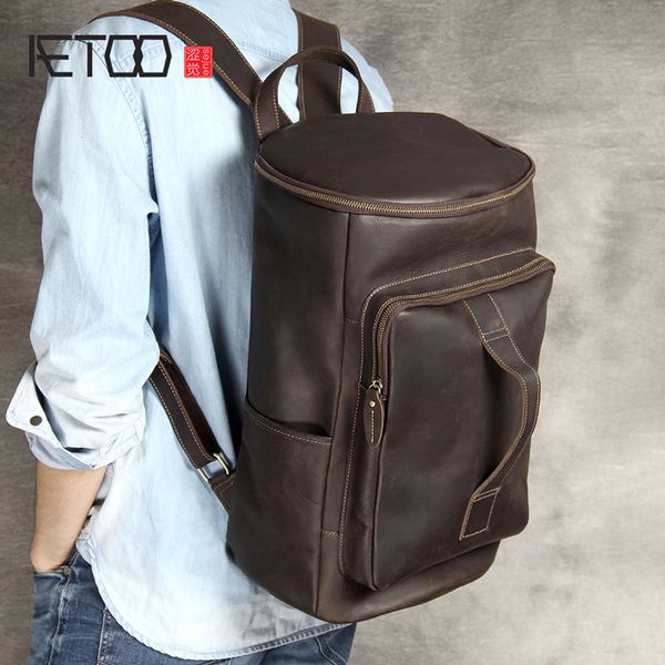 hbp aetoo leather large capacity shoulder baotou layer cowhide vintage backpack handmade hundred travel bag
hbp aetoo leather large capacity shoulder baotou layer cowhide vintage backpack handmade hundred travel bag